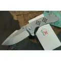 Складной нож Kansept Knives Entity, сталь CPM S35VN, сатин, рукоять титан