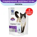Perfect Fit Корм сухой Лосось, для кошек здоровье почек, 650 г, 3 уп