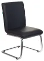 Стул Бюрократ CH-250-V, металл/искусственная кожа, цвет: черный