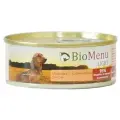 BioMenu Консервы для собак низкокалорийные с индейкой с коричневым рисом (LIGHT) (7415229814) 0,100 кг 19020 (26 шт)