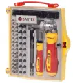 Набор отверток Bartex 13363, реверсивная, с битами, 61 предмет, CrV сталь, кейс