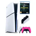 PS5 (ПС5) Игровая приставка Sony PlayStation 5 Slim disk+2-й геймпад(розовый)+зарядное+ игра Returnal , 1000 ГБ