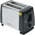 Тостер FIRST, арт.FA-5366-CH, черный/стальной, 750Вт