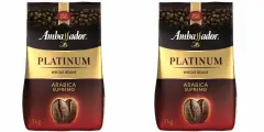 Ambassador Кофе в зернах, Platinum, 1000 г, 2 уп