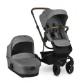 Детская коляска 2в1 Easywalker Harvey 3, цвет Exclusive Grey (Серый меланж), артикул производителя EHA30006 / EHA30106