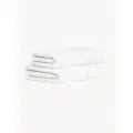 Комплект махровых полотенец Pragma Ledeo 50х90, 70х140 см, сливочный белый