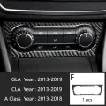 Для Mercedes Benz A Class W176 GLA X156 CLA аксессуары для салона автомобиля, кондиционер, CD, консоль, панель, накладка, Стайлинг автомобиля F Type