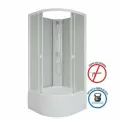 Душевая кабина Niagara Promo 90x90 P90/40/MT/BK 90х90 без гидромассажа белый Китай