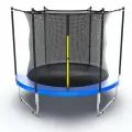 Батут каркасный EVO JUMP Just Inside 10ft blue с защитной сеткой, диаметр 305 см