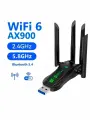 Wi-fi и bluetooth адаптер для компьютера и ноутбука 5G USB до 1200 mb