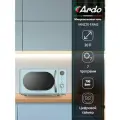 Микроволновая печь Ardo MNZ20-ERM2 20 л, таймер, c поворотным столом 24,5см, мощность 700 Вт