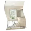 Зеркало Mixline Волна 525473 43x59 см, 43х59 смвыкл: сенсорный