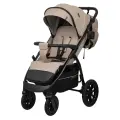 Прогулочная коляска Indigo Epica XL Air 2025 с сумкой, бежевый, подходит для детей с 6 месяцев