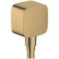 Шланговое подключение Hansgrohe Fixfit 26457140 Бронза латунь на стену