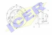 Тормозной диск перед Icer 78BD0581-2