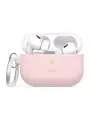 Силиконовый чехол с карабином для AirPods Pro 2 (all), Elago Lovely Pink