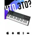 MIDI-клавиатураM-VAVE 37-клавишный контроллер USB MIDI клавиатуры SMK-37 PRO