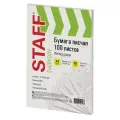Бумага писчая Staff (А4, 60г, 92%) пачка 100л. (110541), 25 уп.