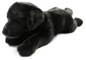 Игрушка мягконабивная натуралистичная LEOSCO Лабрадор черный 40 см