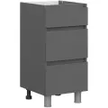 Стол с ящиками Арника Мебель СЯ 400 Денвер, графит