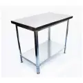 Стол производственный разделочный Центр оборудования СР-1000/600/870, нержавеющая сталь 0,8, каркас и полка оцинк
