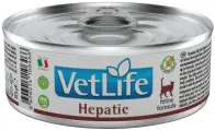 Влажный Корм для кошек Farmina Vet Life Hepatic при заболевании печени 12 шт. х 85 г (паштет)