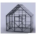 Теплица Гренландия 3x6 h3,2 каркас оцинкованная, краб (шаг 1м)