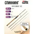 Удилище спиннинговое тревел 4х коленное Abu Garcia Diplomat V2 904ML 5-21г