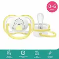 Пустышка Philips Avent ultra air с футляром 0-6месяцев SCF086/26