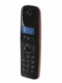 Радиотелефон Panasonic KX-TG1611RUR чёрно-красный
