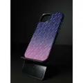 Чехол для Айфон 15 с МагСейф из Кевлара / чехол на iPhone 15 с MagSafe LUXO, фиолетово-розовый градиент, карбоновый
