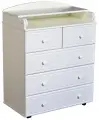 Пеленальный комод Антел Ульяна 6 белый