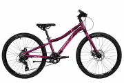 Подростковый велосипед Novatrack Novara 24 Disc, год 2025, цвет Фиолетовый, ростовка 10