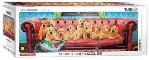 Пазл для взрослых Eurographics 1000 деталей: Бездельничающие лабрадоры