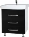 Тумба напольная под раковину Рокко 70 чёрный(Без Умывальника)