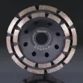 Чашка алмазная зачистная двухрядная 125 мм / Matoka / М14 , 1 шт.