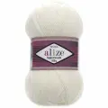 Пряжа ALIZE SUPERWASH 100, кремовый - 01, 75% SW шерсть, 25% полиамид, 5 мотков, 100 г, 420 м.