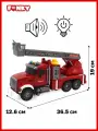 Машинка Пожарная со светом и звуком, инерционная, пластик, 37 см от бренда Funky Toys
