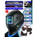 Сварочная маска хамелеон FITSIZ ELEMENT ARGON 5-8/9-13 DIN 4 датчика