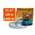 Теплый пол Eastec ECC 2400 Вт 120 м кабельный в бухте (15 м. кв)
