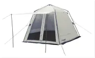 Шатер тент туристический Talberg ARBOUR, цвет: серый, усиленный каркас, для кемпинга, рыбалки, дачи