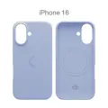 Силиконовый чехол COMMO Shield Case для Apple iPhone 16 с поддержкой беспроводной зарядки, Cornflower