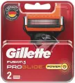 Сменные кассеты для бритвы Gillette Fusion ProGlide, 2 штуки в упаковке.