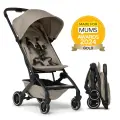 Коляска Joolz Aer+ Sandy Taupe, бежевая, легкая и компактная прогулочная коляска для путешествий