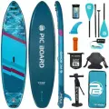 Надувная Сап-доска SKATINGER PIC BOARD camouflage blue (SUP board) двухслойная 335*86*15см