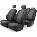 Авточехлы для VW Tiguan 2 2016-2024 (Экокожа) Серия LITE