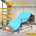 Медицинская кровать MET REMEKS с переворотом и туалетом, правое управление 18047, для лежачих больных и инвалидов