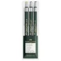 Faber-Castell Набор 3 механических карандаша TK-Fine 9760, HB, 0,35/0,5/0,7 мм, 3 шт.