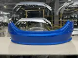 Бампер задний для Hyundai Solaris 2 Хендай Солярис 2 рестайлинг Синий - Marina Blue - N4U