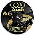 Часы из винила Redlaser Audi A6, Ауди А6 VW-10802-1